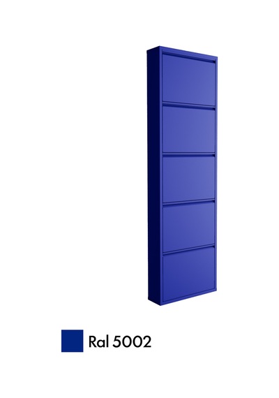 Evdemo 5 Kapaklı Metal Ayakkabılık Lacivert Evdemo 5 Kapaklı Metal Ayakkabılık Lacivert