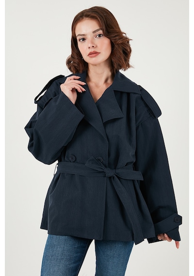 Lela Bayan Trençkot 6839609 Lacivert Lacivert