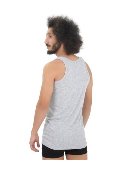 Cnt Erkek Atlet Pamuklu Basic 5'li Premium Paket Gri Melanj Gri Melanj