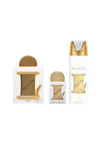Lattafa Pride Peace & Love Edp 100ml + 20 Ml + 200 Ml Deospray Unisex Parfüm Seti Çiçeksi