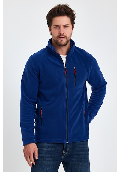 Monox Erkek Outdoor Fermuarlı Polar Ceket 001 Saks