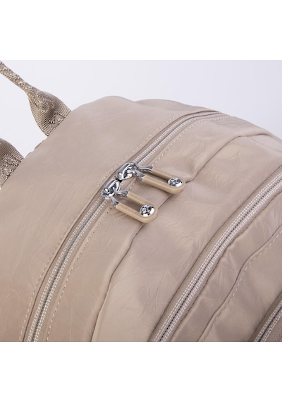 Nas Bag Unisex Büyük Boy Su Geçirmez Waterproof Hafif Sırt Çantası Vizon