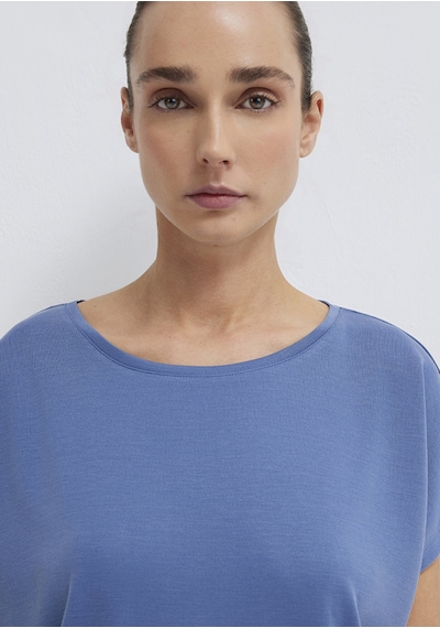Mavi - Mavi Tencel Tişört 167245-70738 Mavi