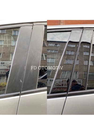 Renault Clio 4 Hb Piano Black Parlak Siyah Kapı Direk Seti