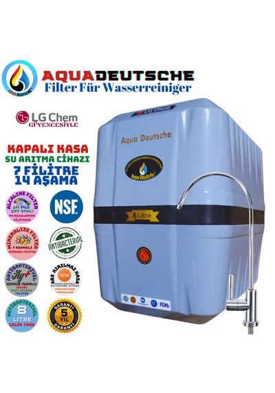 Elegance Gri 7 Filitre 14 Aşama 8 Litre Alkali Mineral Ve Jakobi