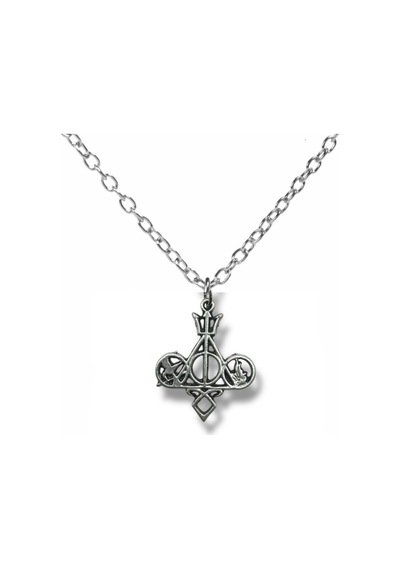 Rebel Emblems Ölümcül Aletler & Açlık Oyunları Temalı Unisex Kolye 60 Cm Zincirli Çok renkli