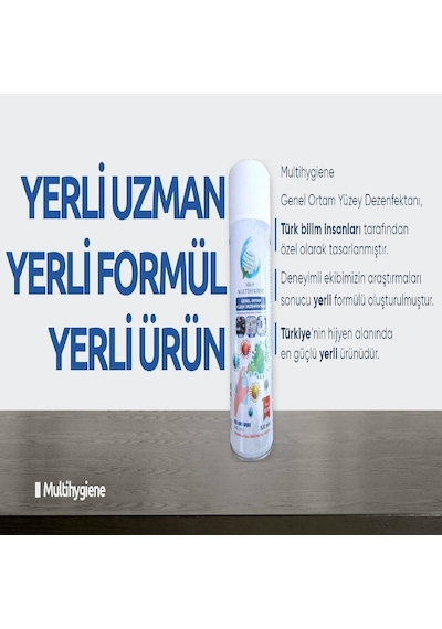 Multihygiene Sprey Genel Ortam Yüzey Dezenfektanı 500 ML