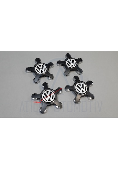 VOLKSWAGEN POLO AHTAPOT ÇELİK JANT GÖBEK SETİ SİYAH 5x112