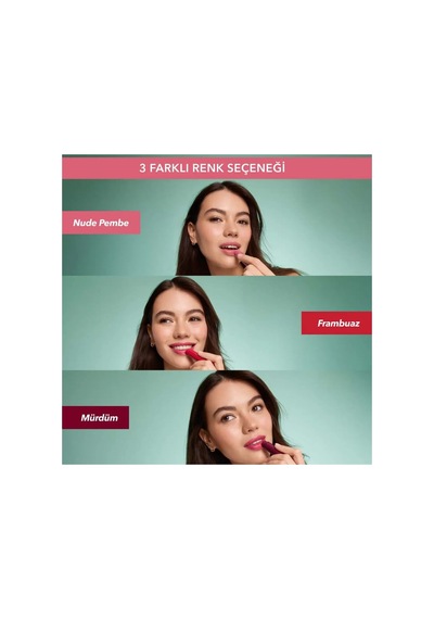8 Saat Etkili Besleyici Doğal Renklendirici Vegan Dudak Balsamı 01-nude Pembe - 4.8 G
