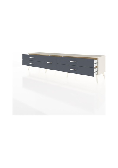 Hyperion Tv Ünitesi 5 Çekmeceli 220x44x51 Aytaşı-çam/antrasit Atlas Çam/antrasıt - Aytası Hyperion Tv Ünitesi 5 Çekmeceli 220x44x51 Aytaşı-çam/antrasit Atlas Çam/antrasıt - Aytası