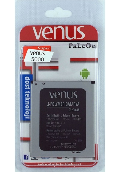Teknonet Vestel Venüs V3 5530 Uyumlu 2920 Mah Batarya