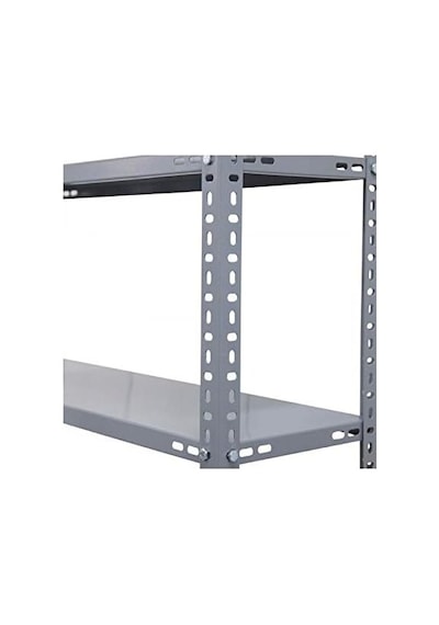 5 Katlı Galvaniz Çelik Raf - Depo, Arşiv, Kiler, Dosya, Market Rafı, Civatalı Raf Sistemi 31x93 Cm 200 Cm 0.70 Mm