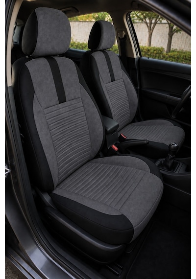 Audi Q2 2016 2017 2018 2019 2020 Uyumlu Sportline Serisi Siyah Füme Oto Koltuk Kılıfı 83346857