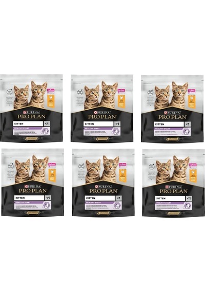 Purina Pro Plan Kitten Yavru Tavuklu Kedi Kuru Mama 400 G X 6 Adet