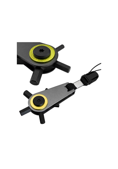 Powermaster Pm-24601 Çok Fonksiyonlu Mini Alyan Anahtar Setli Taşınabilir Anahtarlık Aparatı