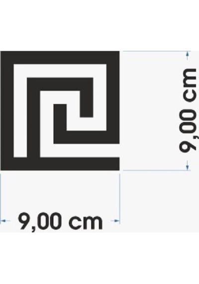 Numa Concept 16 Adet 9X9Cm Pleksi Labirent Bordür