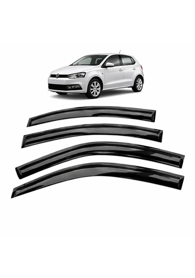 Volkswagen Polo 2010-2017 Slim Cam Rüzgarlığı 4 Parça