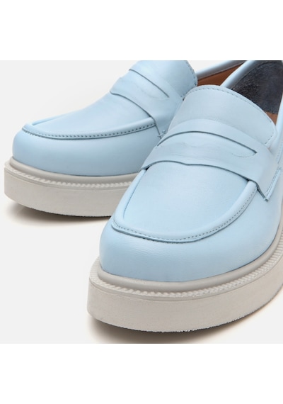 Hotiç Hakiki Deri Açık Mavi Kadın Loafer 01ayh306700a600 Açık Mavi-lıght Blue Açık Mavi