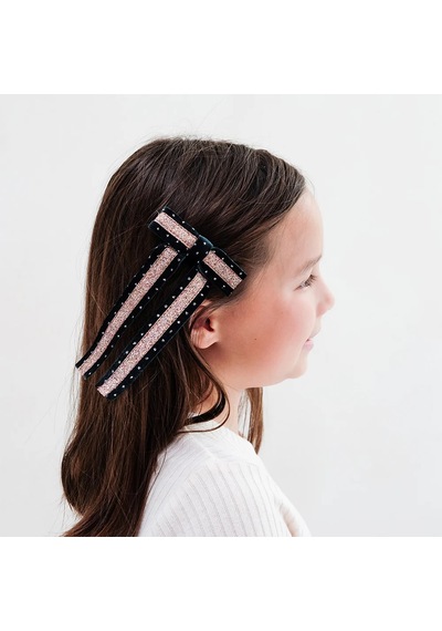 Mimi & Lula Circus Glitter Bow Toka - Green Karışık