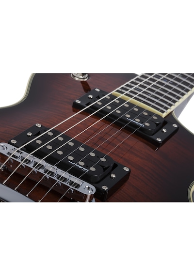 Schecter Solo-ıı Supreme Elektro Gitar Cat's Eye Black Burst