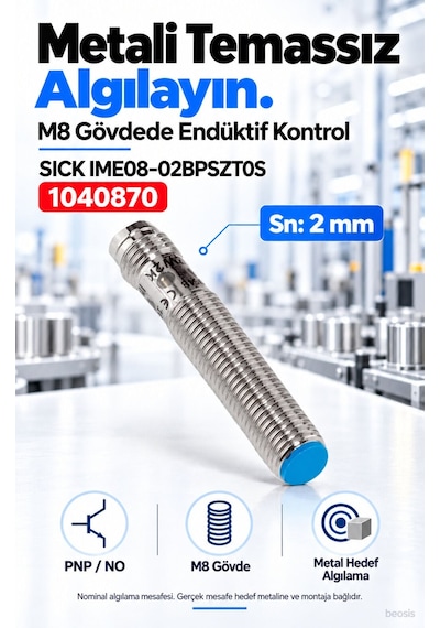 Sıck Ime08-02bpszt0s Endüktif Yaklaşım Sensörü 1040870