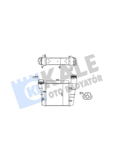 Kale Turbo Radyatoru Audı A4 Seat Exeo Klr-352430