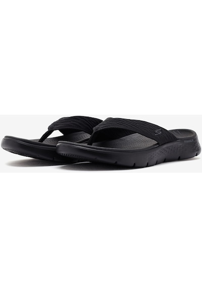 Skechers Go Walk Flex Sandal - Splendor Kadın Siyah Parmak Arası Terlik 141404 Bbk Siyah Skechers Go Walk Flex Sandal - Splendor Kadın Siyah Parmak Arası Terlik 141404 Bbk Siyah