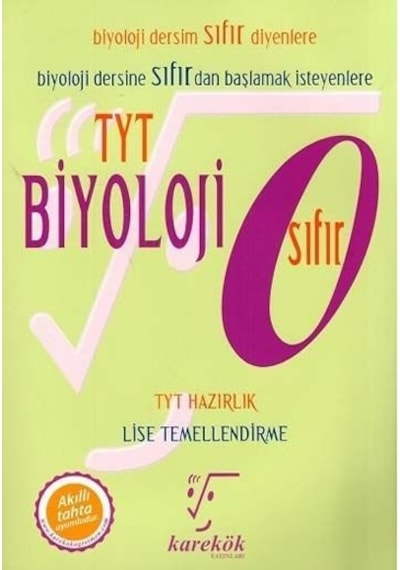 Karekök Yayınları Tyt Sıfır Biyoloji
