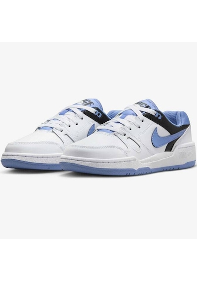 Nike Full Force Lo Gs Leather Unisex Sneaker Mavi Swoosh Hakiki Deri Günlük Spor Ayakkabı Beyaz Beyaz Nike Full Force Lo Gs Leather Unisex Sneaker Mavi Swoosh Hakiki Deri Günlük Spor Ayakkabı Beyaz Beyaz
