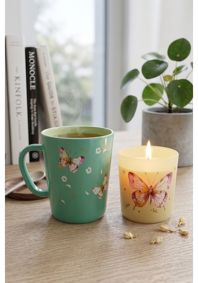 Butterfly Bloom 2'li Hediye Seti 360 Cc / 110 Gr Renkli