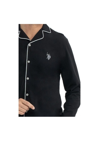 U.s Polo 12039 Önü Düğmeli Pijama Takımı 001