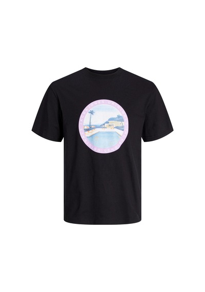 Jack & Jones Jack&jones Erkek T-shirt 12253679 Siyah