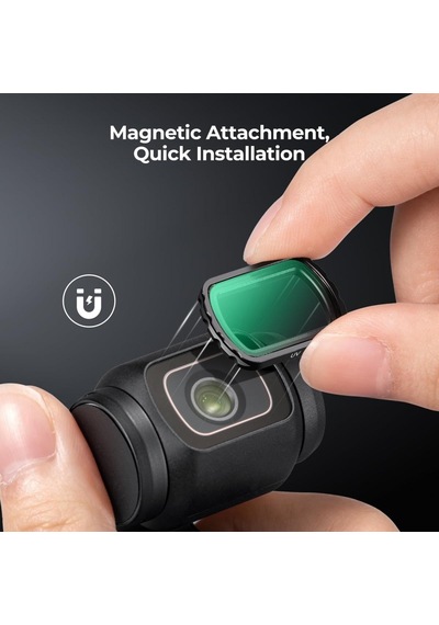 K&f Concept Osmo Pocket 4 Için Filtre Seti Uv/cpl/nd2-32 Nd32-512