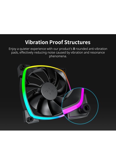Montech Ax 120mm - Pwm Fan - Sessiz Performans - Yüksek Hızlı 1600pwm - Hdb Rulmanlı Üst Düzey Dayan