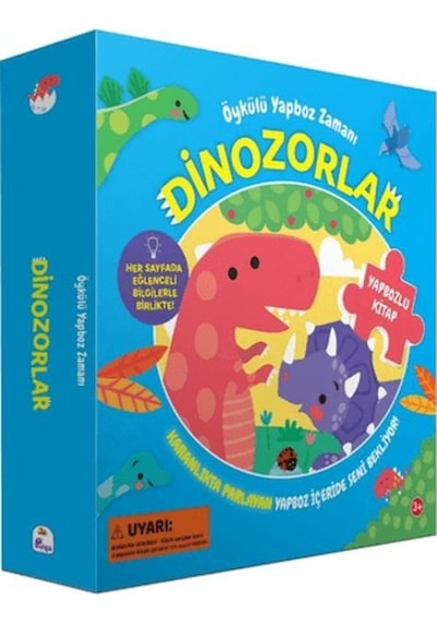 Öykülü Yapboz Zamanı - Dinozorlar - Ezjı-763695