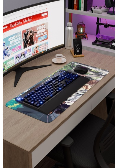 Komi Can't Communicate Dikişli Kauçuk Oyuncu Mousepad V3 - 70x30 Xl Gaming Mouse Pad