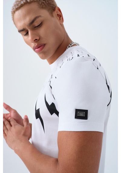 Loft Lf2039334 Erkek Kısa Kollu T-shirt Beyaz