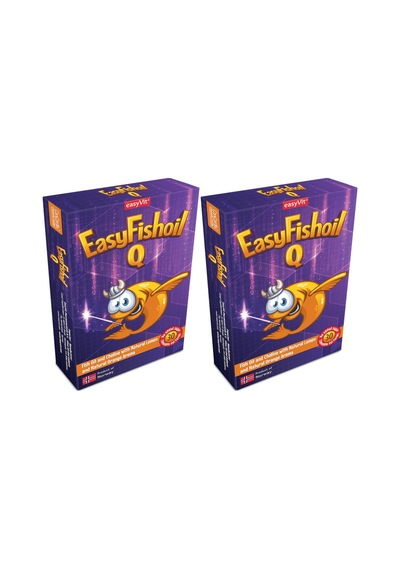 Easyvit Easyfishoil Q Kids Çiğnenebilir 30 Jel Tablet 2'li Paket