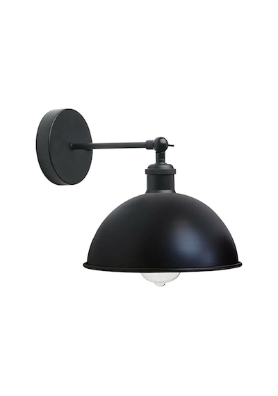 Mylights Mat Siyah Duvar Aplik Hareketli Başlık