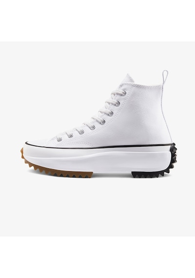 Converse Run Star Hike Platform Unisex Beyaz Sneaker Düz 166799c Beyaz