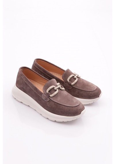 Dgn 422s Kadin Loafer Ayakkabi 422S-1567-R1920 Vizon Süet Dgn 422s Kadin Loafer Ayakkabi 422S-1567-R1920 Vizon Süet