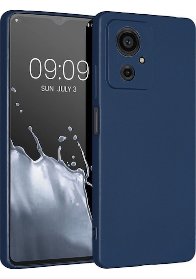 General Mobile GM 23 SE Uyumlu Silikon Kılıf - Kamera Korumalı Esnek Pastel Kapak - Lacivert