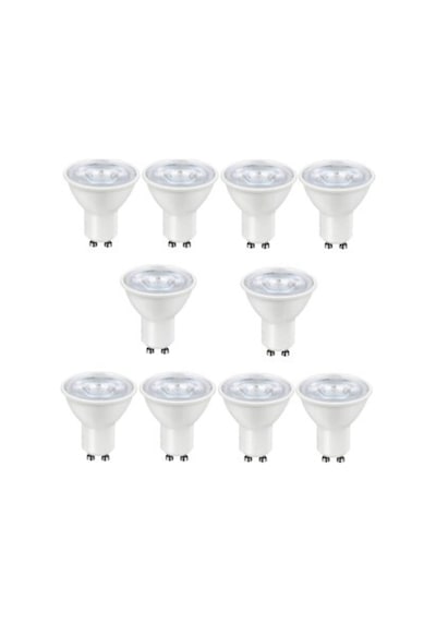 10 Adet Adet Gu10 Duylu 7 Watt Gün Işığı Led Ampul 10'Lu Paket