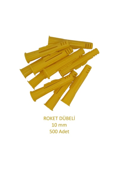 Roket Dübel 10 mm 500 Adet