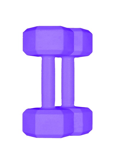 1 Kg X 2 Adet Renkli Dambıl Seti - Evde Egzersiz İçin İdeal