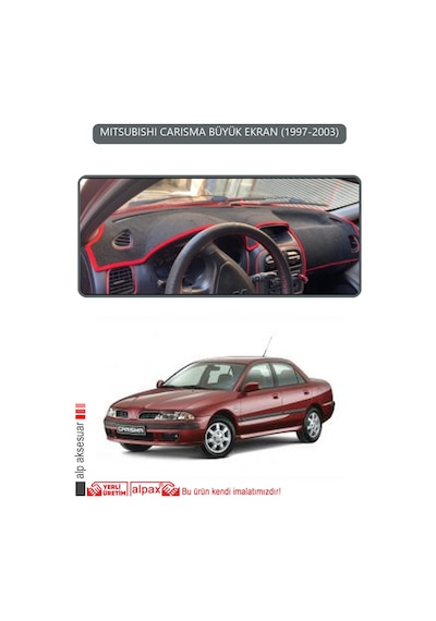 Mıtsubıshı Carısma Büyük Ekran 1997-2003torpido Koruma Halısı Gri Kenar