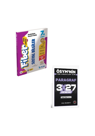Muba 2027 7. Sınıf Sosyal Bilgiler Fiber Soru Bankası+ Evp Akademi Paragraf