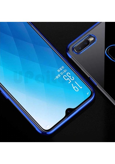 Oppo A5S Kamera Korumali Köseleri Renkli Seffaf Silikon Kilif 414505782