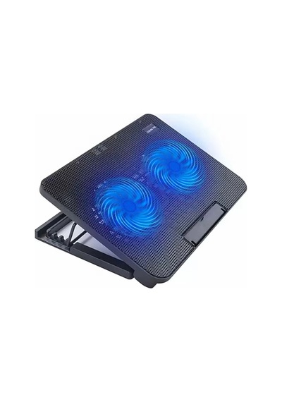Hubrendy  Laptop Soğutucu Stand Çift Fanlı 17 İnç Uyumlu Ayarlanabilir Notebook Altlığı