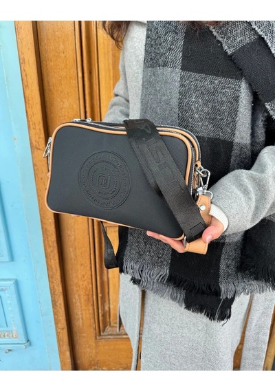 Just Polo Kopya - Kadın Yeni Sezon Lakos Omuz Çantası Mh6000mh Siyah - Camel
